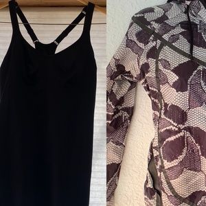 🧘Nike 2 pc. Women’s lNike fit dry tank &  zippered hoodie